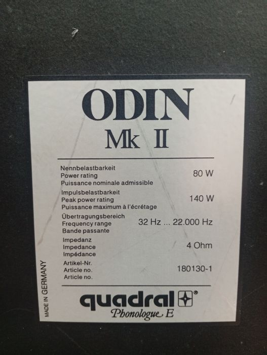 Тонколони Quadral  ODIN