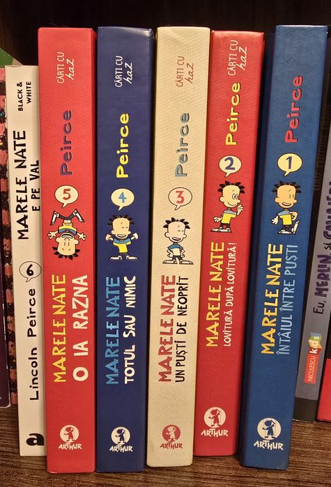 Carti copii, "Marele Nate", de Lincon Peirce, vol 1-6