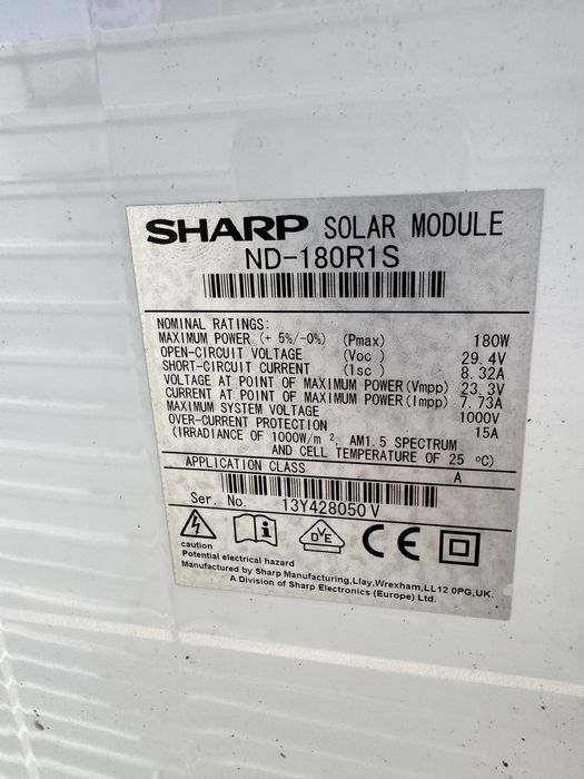 Panouri fotovoltaice 180 W