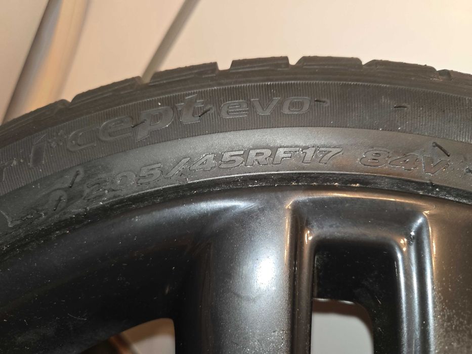 Roata rezerva Mini Cooper 17 inch, janta aliaj, cauciuc runflat