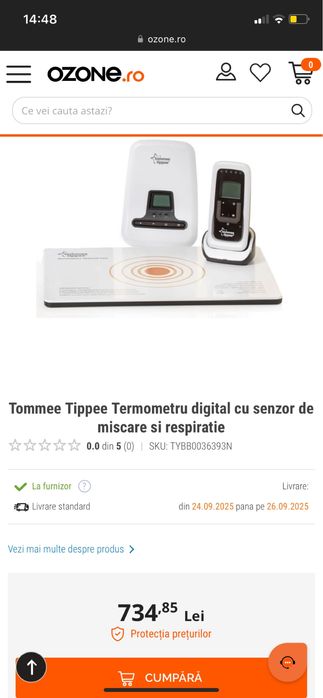 Aparat monitorizare bebelusi