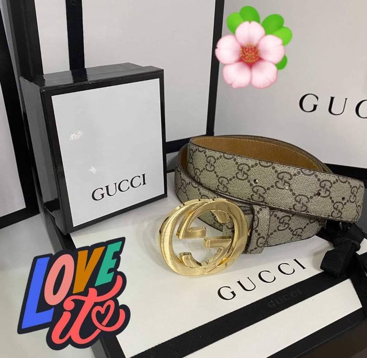Curea piele Gucci, super model, cutie,saculet, etichetă