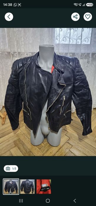 Geci moto de piele