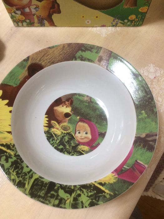 Детская посуда на подарок