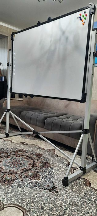 Магнитно-маркерная и меловая доска/ Магнитли-маркерли ва бўрли доска