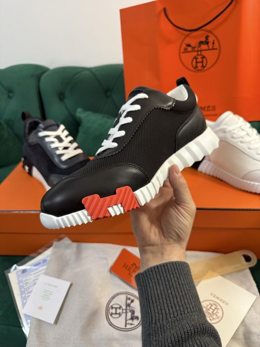 Adidasi Hermes piele naturala 100% Full Box colectie noua