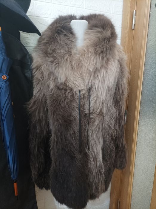 John Galliano vintage палто естествен косъм