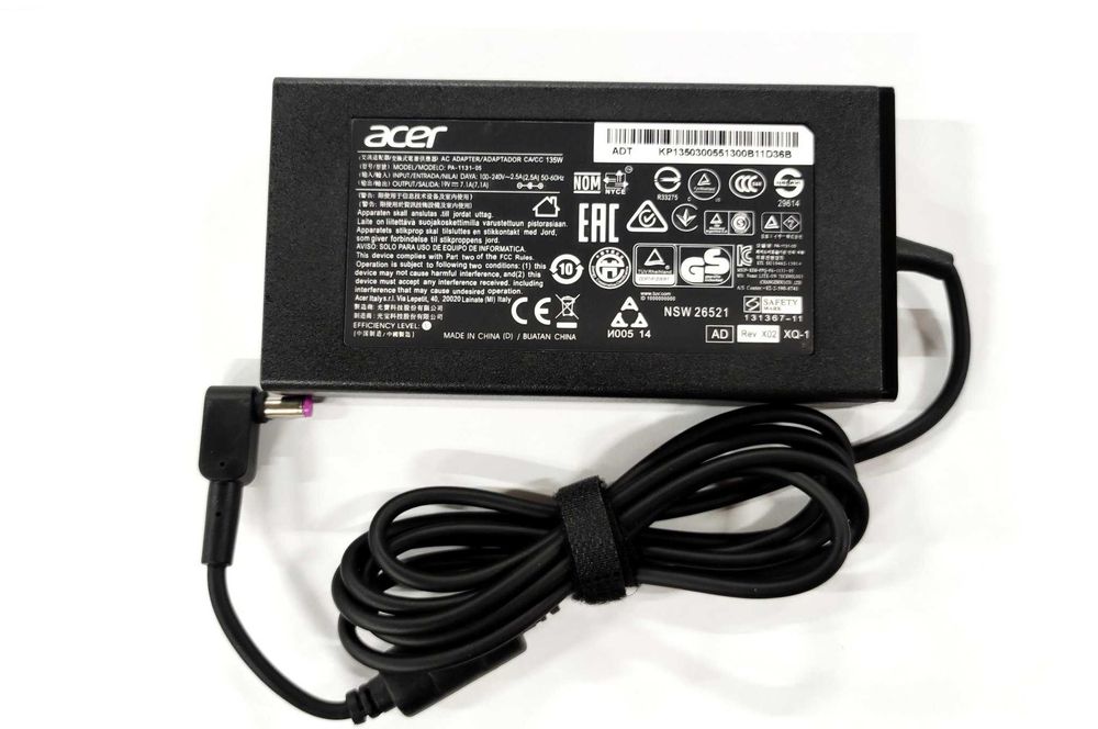 Зарядка для ноутбука Acer 19V 7.1A 135W блок питания