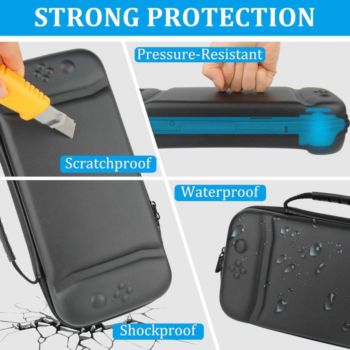 Калъф комплект аксесоари за Nintendo Switch 2 кейс протектор стъкло