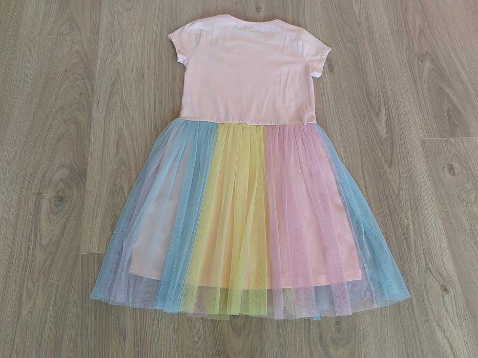 Лятна рокля с пайети 9-10 г