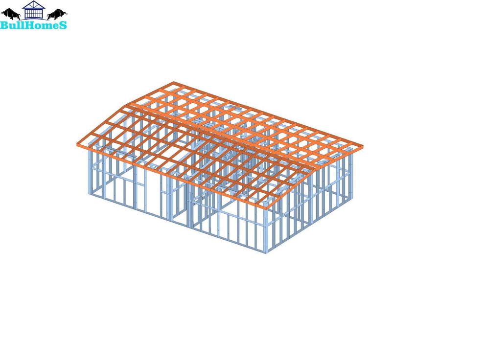 Къща,Бунгало,Преместваема къща,Сглобяеми къщи,Модулни,Жилищни-54м²
