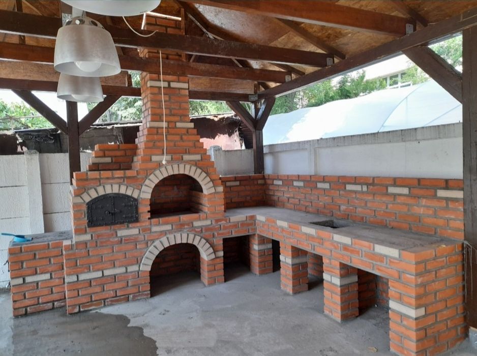 Efectuând grătare din cărămidă