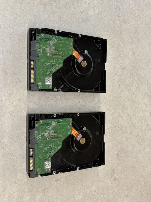 Doua HDD WD 6TB (12TB total) – ca noi, 2022, perfecte pentru NVR / PC