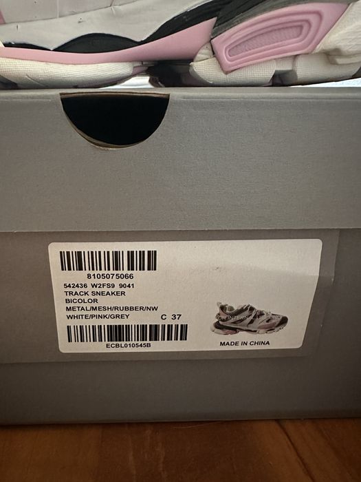 Balenciaga Track White Rose Pink Grey