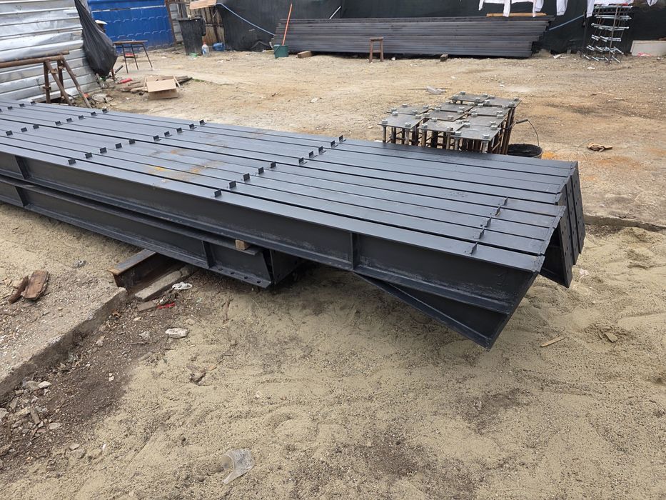 Vand structura metalica 12x20x4 din profile ipe 180