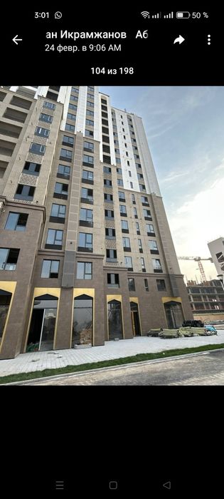 ПродаетсяOz Makon на ул. Фаргона йули квартира 1 комнатная студия 30 к