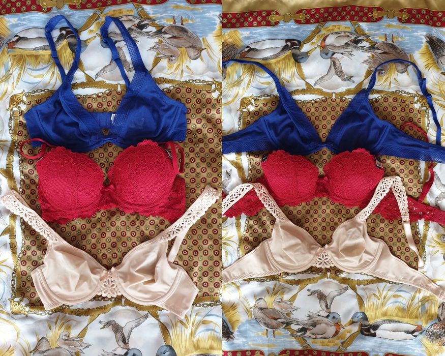 Sutien dantela rosu Etam