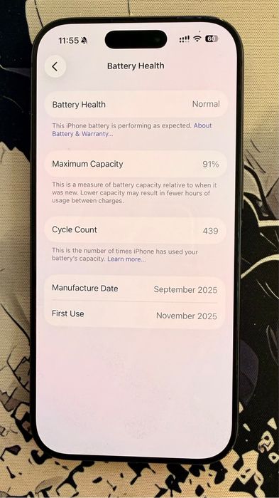iPhone 17 Pro 512 синий