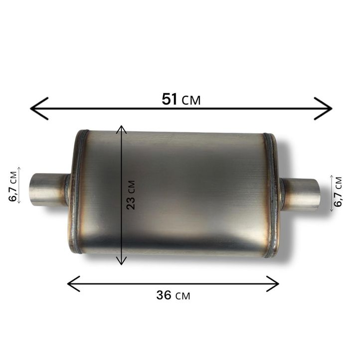 Резонаторы Magnaflow с разными выносами