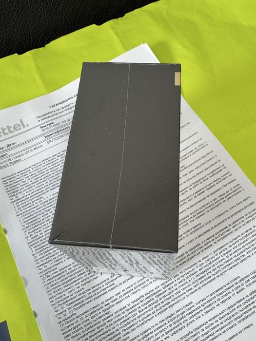 ***ЗАПЕЧАТАН 46mm Huawei watch GT 6 Гаранция Yettel 2028г. Black GT6