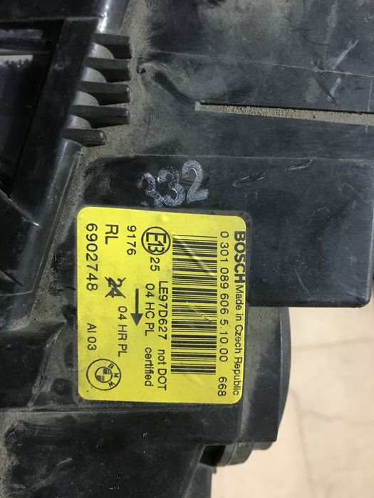 Фары на бмв е46 дорест