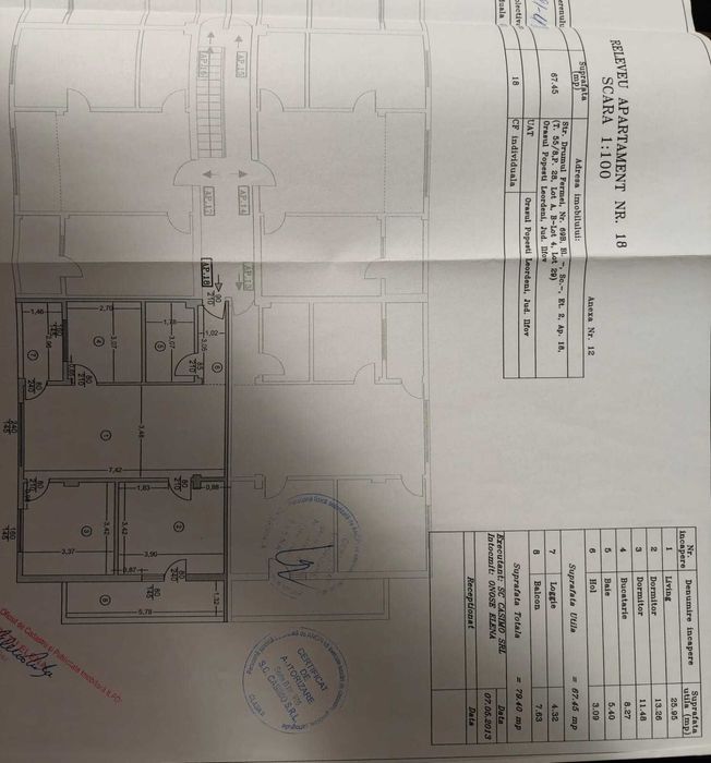 apartament 3 camere Popesti-Leordeni