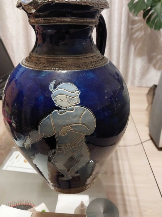 Керамический кувшин  с ручкой.Германия. Авторская работа