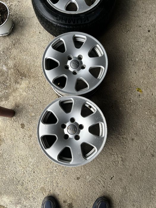 Set 4 Jante Aliaj Originale Audi R15, 5x112