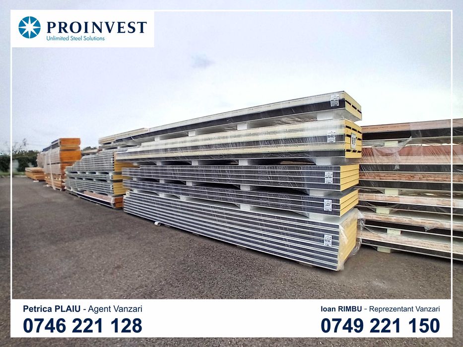 Panouri sandwich – Calitate a II-a, Pașcani! Prețuri de producător !