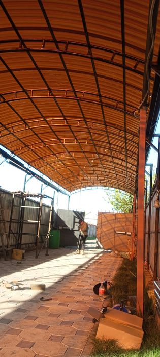 Навесы лестницы сварочные работы