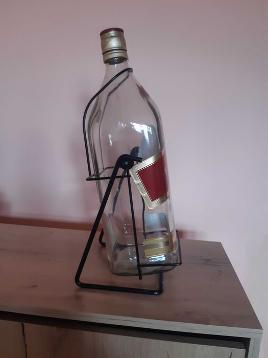 Галон от уиски JOHNNIE WOLKER на люлка, 4.5 литра