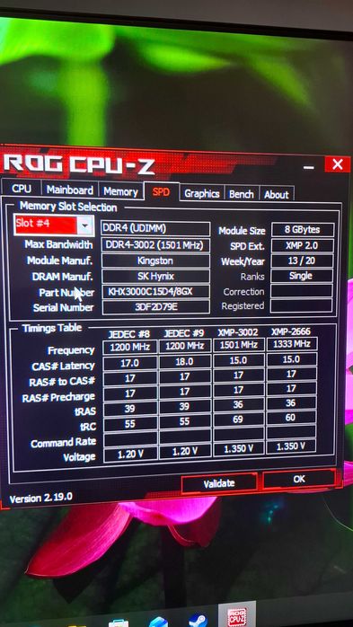 Kit memorie Kingston Fury 2x8Gb 16Gb RGB