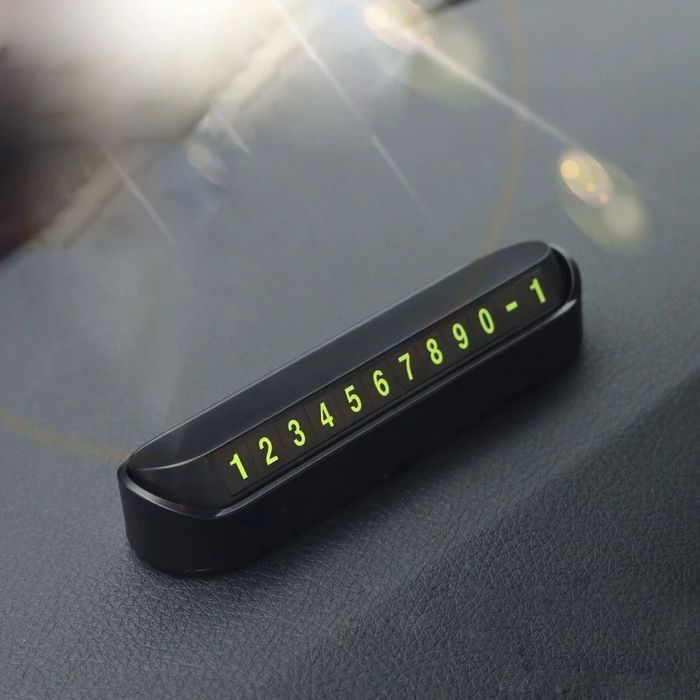 Suport Auto Pliabil Pentru Numar Telefon Cifre Fosforescente