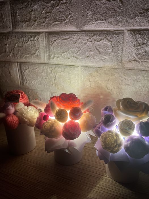 Букет из мыла ручной работы