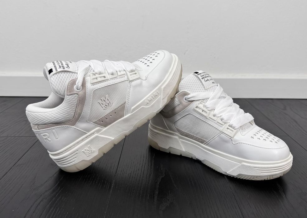 Adidasi Amiri MA1 Alb White - Full Box