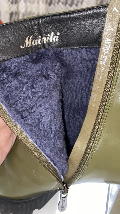 Сапоги зима натуральная кожа