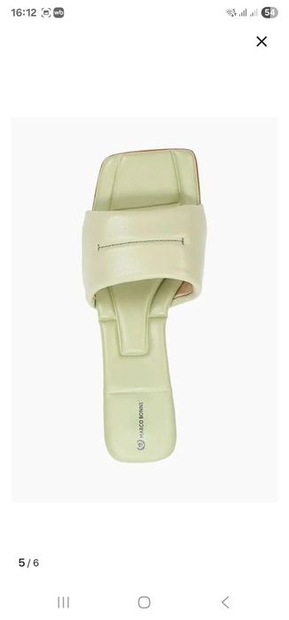 Мюли кожаные, сабо