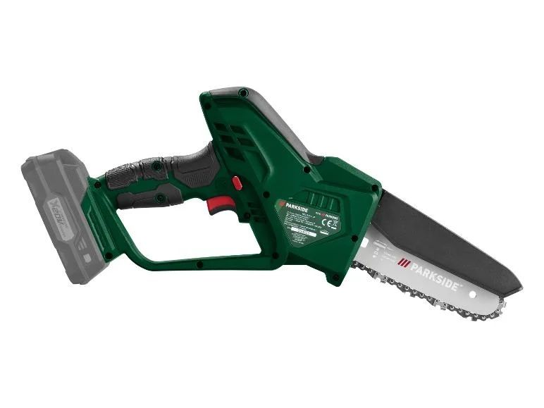 PARKSIDE Акумулаторен верижен трион 20V, Парксайд резачка за клони 20V