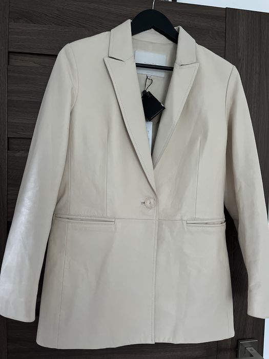 Sacou din piele Massimo Dutti