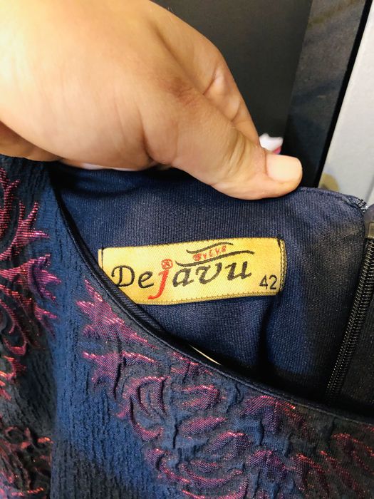 Rochie albastra de primavara-toamna