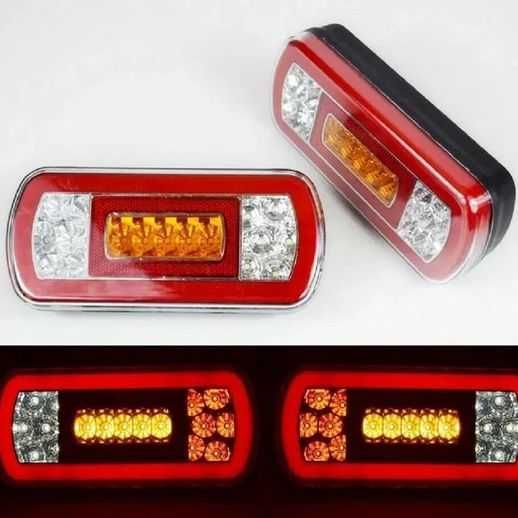 1 бр. Овал ЛЕД LED Неон диодни стопове стоп , 12V , MPK142