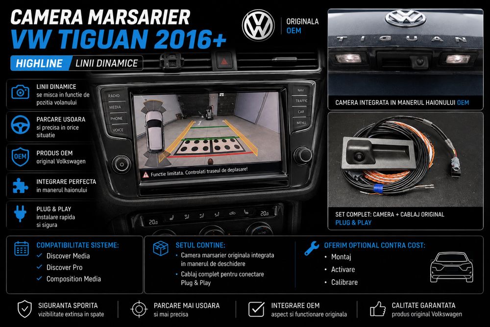 Camera Spate VW Tiguan  Maner Highline