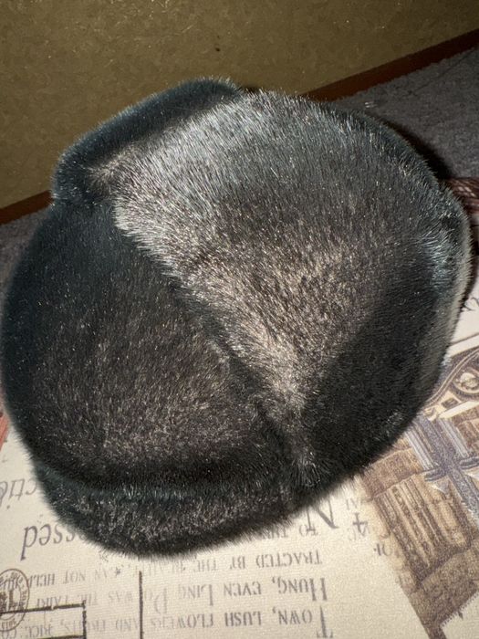 Шапка из нерпы мужская