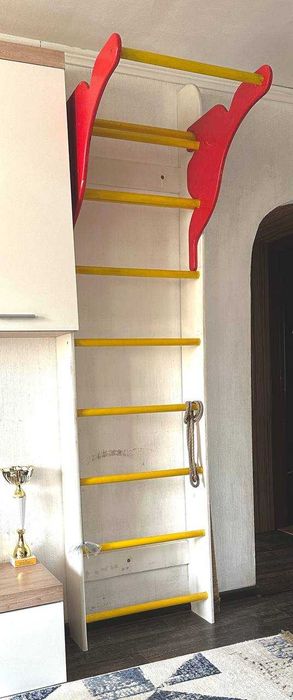 шведская стенка, лестница, турник