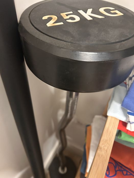 Gantere Kettelbell x2 -12kg/16 kg + Bara Z biceps  25kg