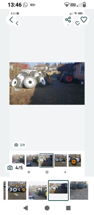 Roti tractor înguste(tehnologice)