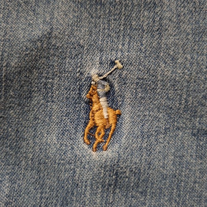 Мъжка дънкова риза Polo Ralph Lauren - Slim Fit, размер S