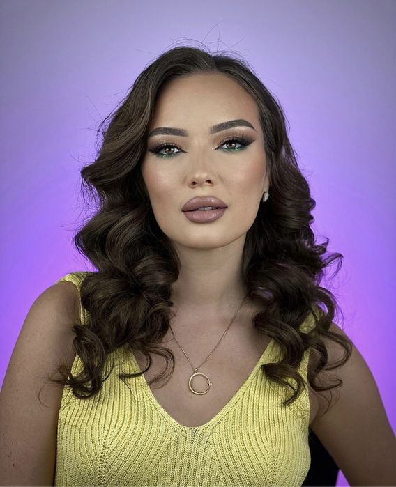 Макияж прическа