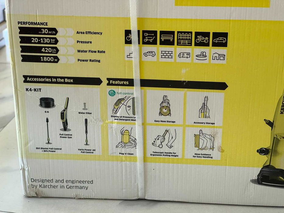 НОВА! Водоструйка KARCHER K4 Full Control