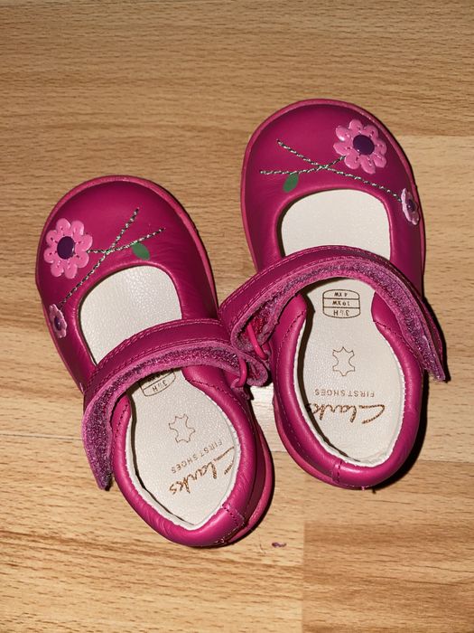 Pantofi Clarks piele bebe